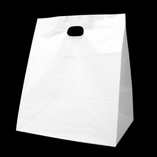 13W x 10D x 15L, 2.25 Mil Unprinted Take-Out Bags, HD Film