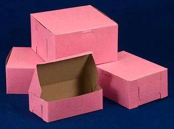 Cake Bakery Boxes Pink