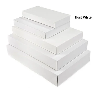 Ohio Valley White Gloss Apparel Boxes