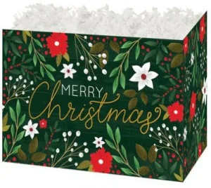 10 1/4 x 6 x 7 1/2, Gift Baskets, Botanical Christmas