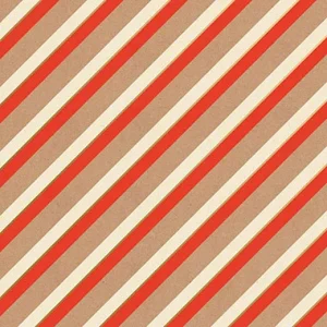 24 in x 208 ft, Holiday Wrapping Paper, Candy Cane Stripe