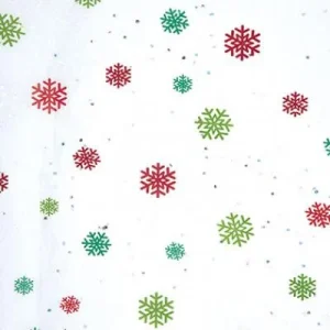 20 x 30, Christmas and Valentines Style Tissue, Gemstone Snowflake