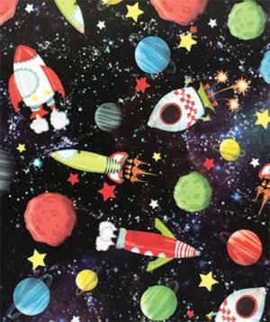 30 in x 417 ft, Kids Wrapping Paper, Gravity
