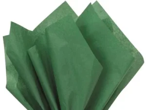 15 x 20, Colored Tissue Paper, Holiday Green