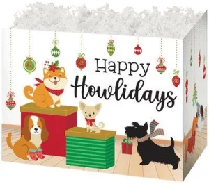 10 1/4 x 6 x 7 1/2, Gift Baskets, Happy Howlidays