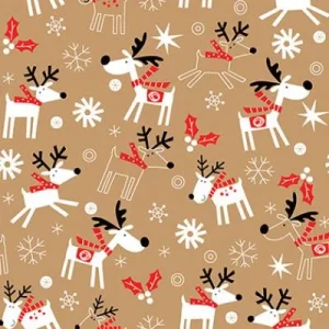 20 x 30, Christmas and Valentines Style Tissue, Reindeer Hop