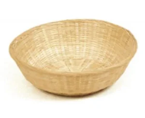 12 x 4, Round Bamboo Bunbowl
