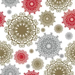 20 x 30, Christmas and Valentines Style Tissue, Snowfall
