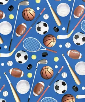 30 in x 417 ft, Kids Wrapping Paper, Sports Wrap