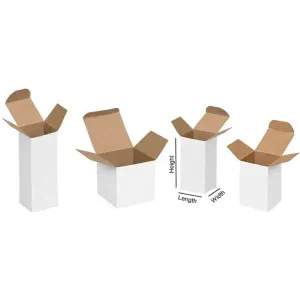 Reverse Tuck White 1 Piece Gift Boxes