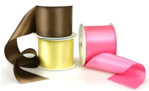1/8 x 500 yds, Double Face Satin Ribbon, Antique White