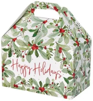 8 1/2 x 5 x 5 1/2, Theme Gable Gift Basket Boxes, Holiday Berries