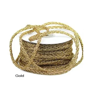5mm x 25 yd, Jewelry Cord, Gold