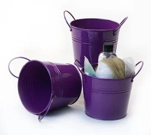 5 inch Purple Side Handle Pail