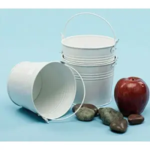 Round Painted Handle Pails