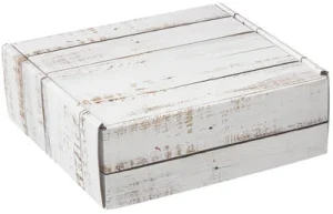 12 x 9 x 3, Distressed Wood Corrugated Mailer Boxes