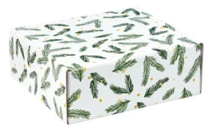 12 x 9 x 3, Holly Jolly Corrugated Mailer Boxes