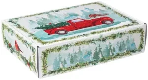 12 x 9 x 3, Farmhouse Christmas Corrugated Mailer Boxes