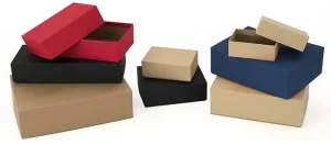 4 1/8 x 2 3/4 x 1 1/2, Kraft F-Flute Set-Up Postal Mailers / Telescoping Lid, Brown